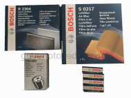 BOSCH Peryodik Bakm Seti, 4 Adet Buji, Hava, Polen (Karbonlu) ve Ya Filtresi - Astra J, Cruze 1,6 Motor iin OPEL YEDEK PARA SATI BOSCH