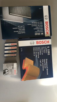 Peryodik Bakm Seti Astra G in Hava, Polen, Ya Filtresi, Buji 4 Adet Takm Halinde BOSCH Marka OPEL YEDEK PARA SATI BOSCH